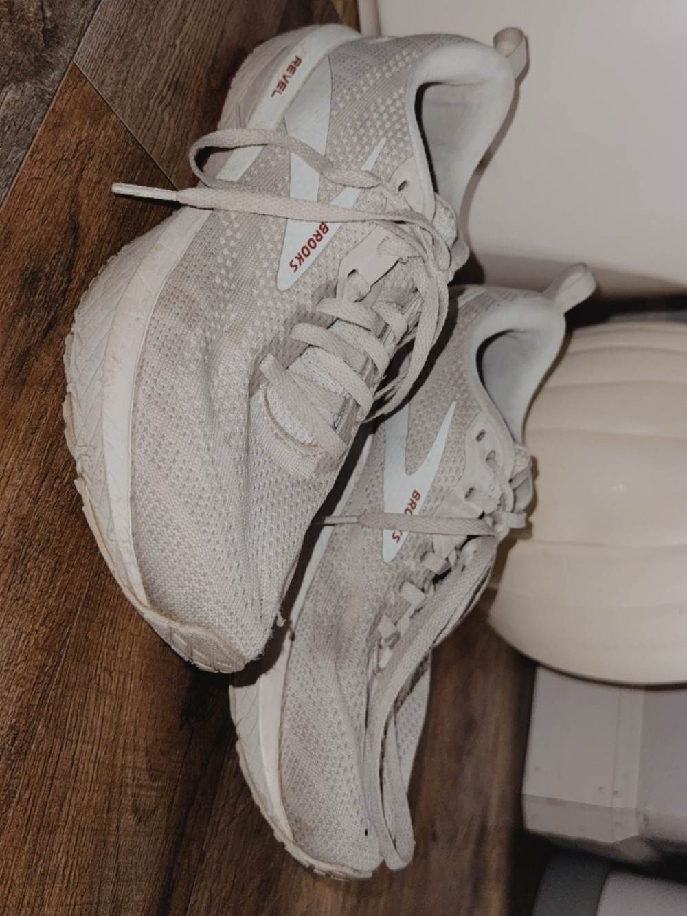 Brooks Women's Running Shoes - Light Beige/Gray - Picture 2 of 5